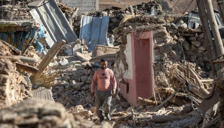 شوارع المغرب يملؤها حطام الزلزال