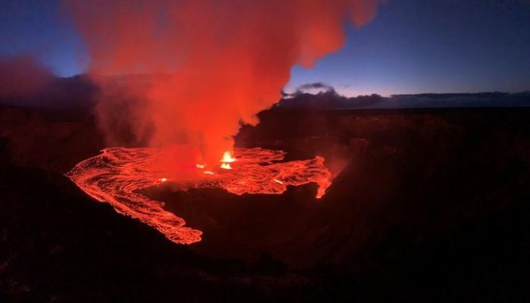 ثوران بركان كيلاويا