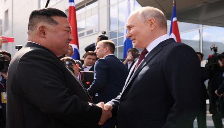 بوتين يستقبل زعيم كوريا الشمالية -رويترز
