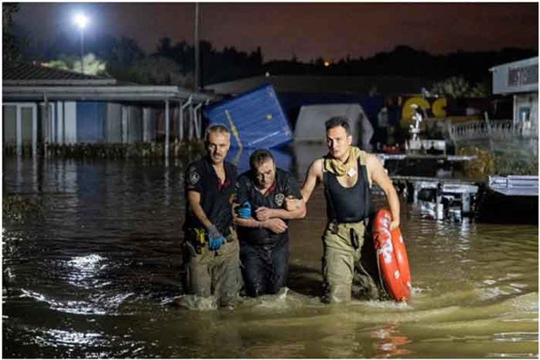 آثار العاصفة دانيال في ليبيا