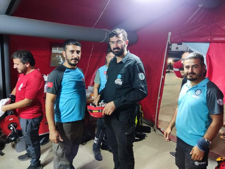 وائل هبيل عضو فريق المتطوعين في درنة