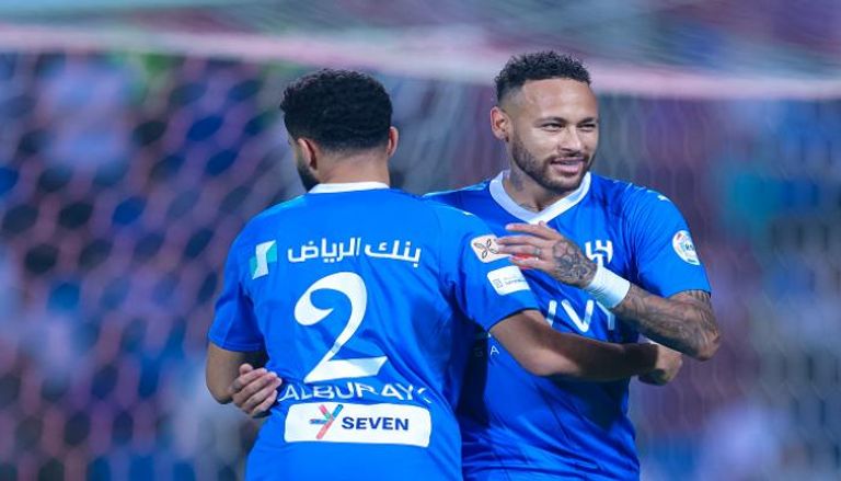 نيمار دا سيلفا في أول ظهور مع الهلال السعودي