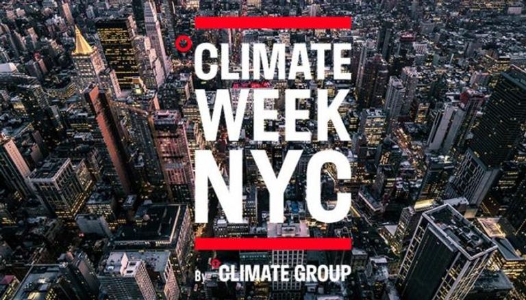 شعار ترويجي لأسبوع المناخ في نيويورك
