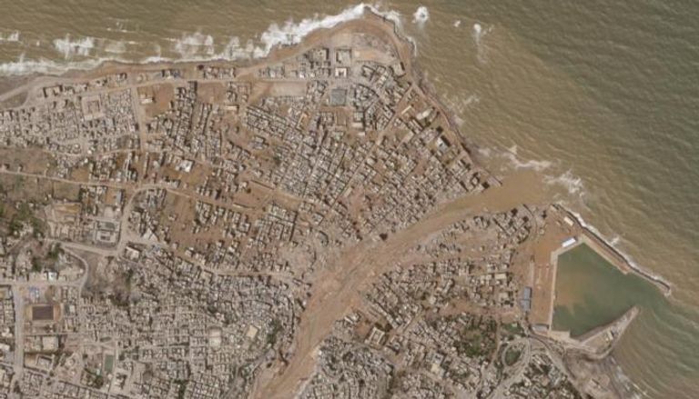 آثار فيضانات درنة