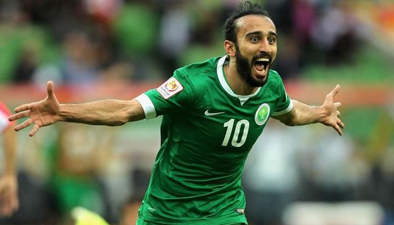 محمد السهلاوي بقميص المنتخب السعودي