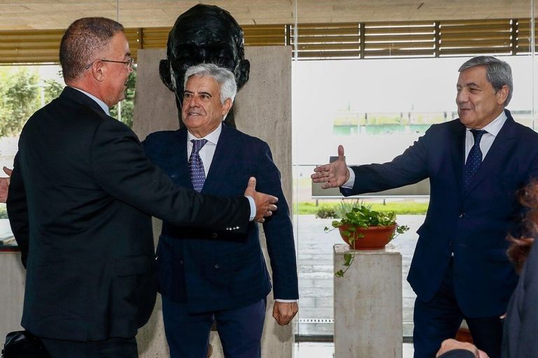 جانب من اجتماع مسؤولي المغرب وإسبانيا والبرتغال المغرب والبرتغال وإسبانيا