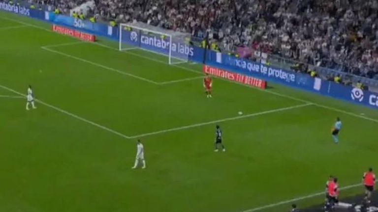 من مباراة ريال مدريد وريال سوسيداد