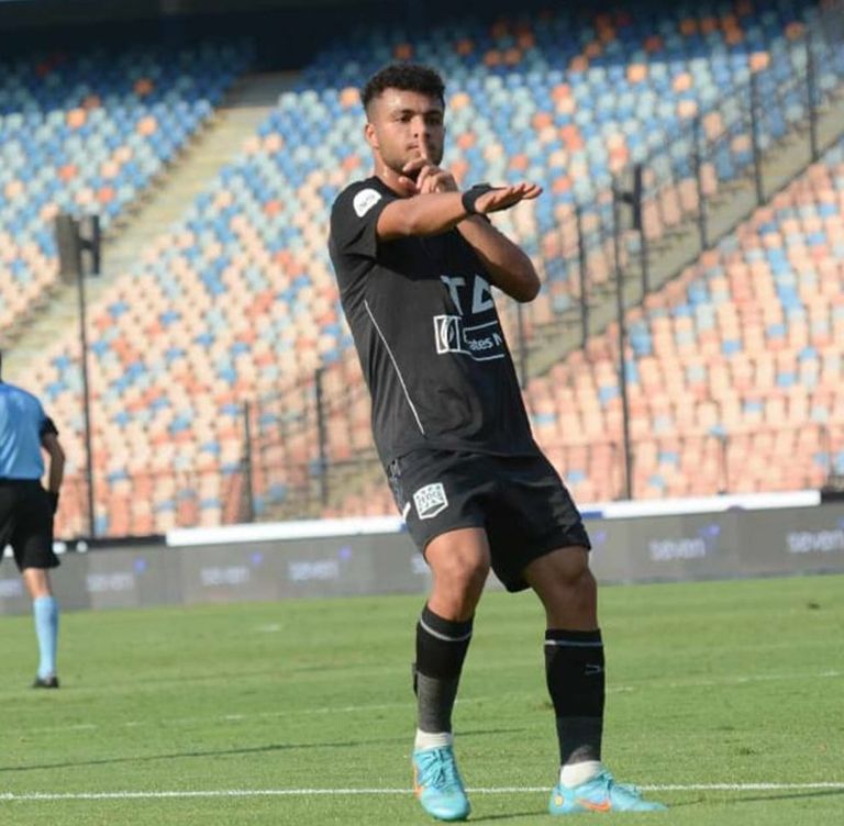 ميسي يحتفل بهدف زد في الإسماعيلي فريق زد الوافد الجديد على الدوري المصري