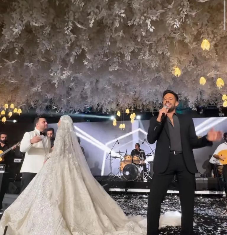 جانب من حفل الزفاف