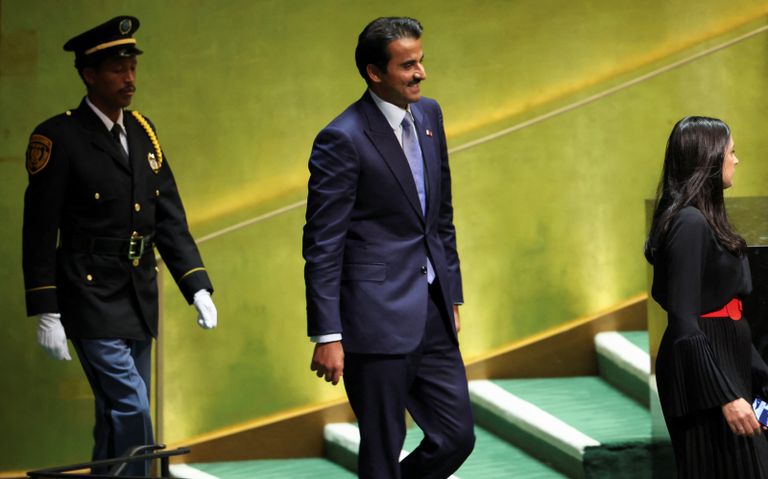 الشيخ تميم بن حمد آل ثاني بالأمم المتحدة