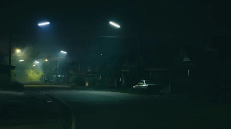 صورة من أمام محطة الكهرباء برادس