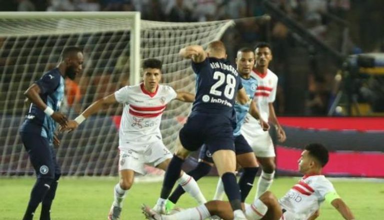 الزمالك وبيراميدز - الدوري المصري