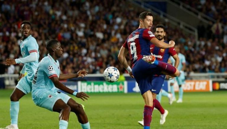 روبرت ليفاندوفسكي برشلونة  - دوري أبطال أوروبا