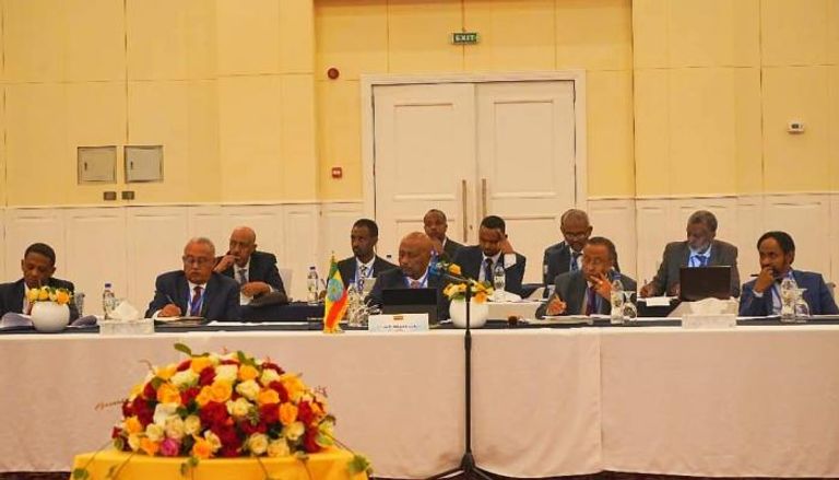 جانب من مفاوضات سد النهضة في أديس أبابا