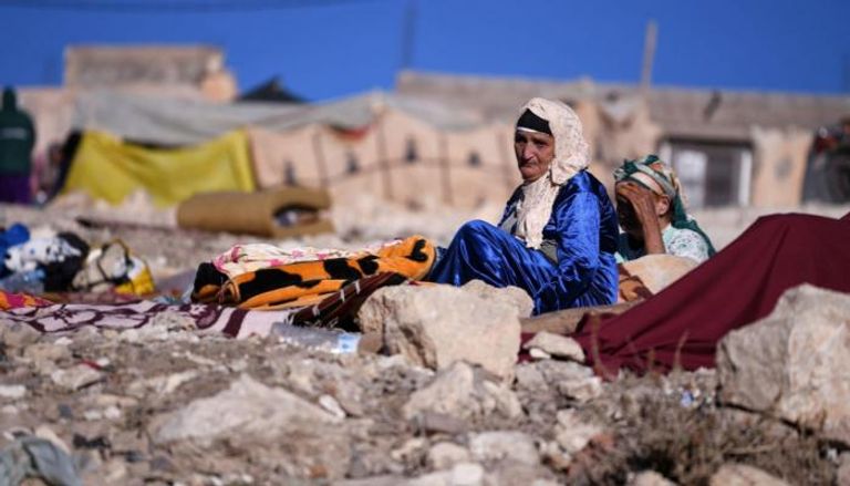 متضررون من زلزال الحوز بالمغرب - أرشيفية
