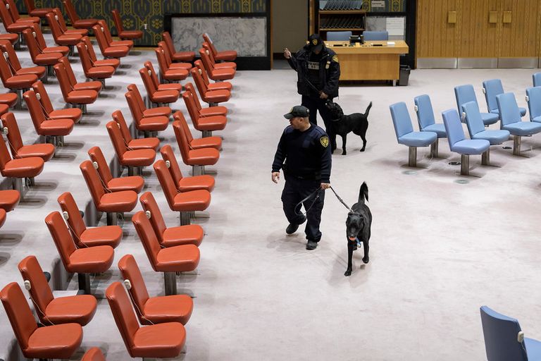 جانب من اجتماعات الأمم المتحدة