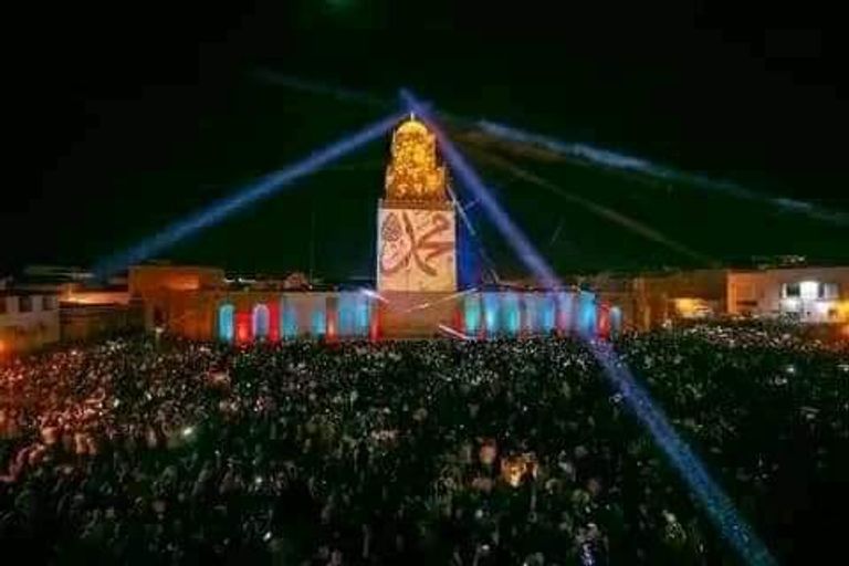 صورة من داخل جامع عقبة بن نافع