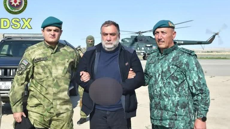 جانب من النازحين من ناغورني قره باغ