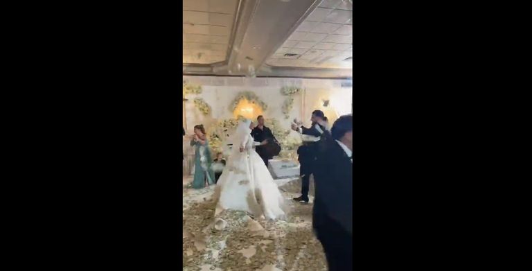 جانب من حفل الزفاف