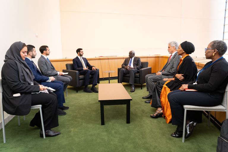 وفد الإمارات المشارك في الدورة الـ78 للجمعية العامة للأمم المتحدة