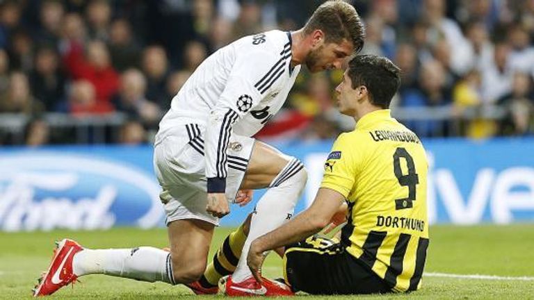 سيرجيو راموس ضد برشلونة