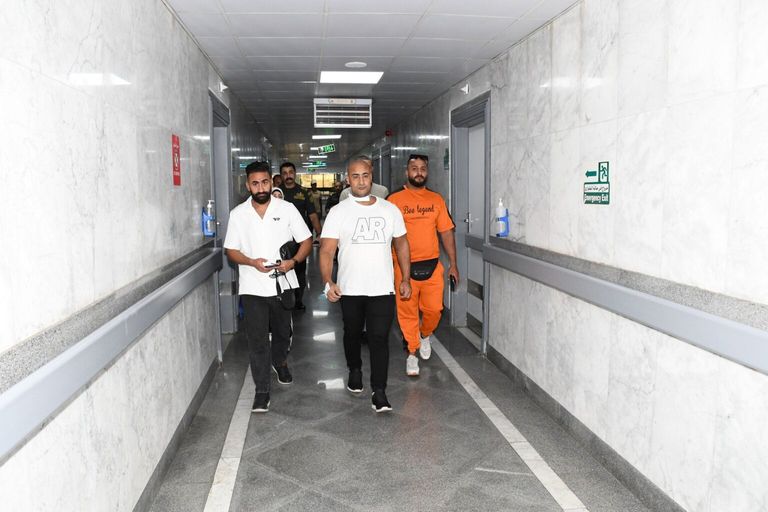 اللاعب المصري أشرف فولة 