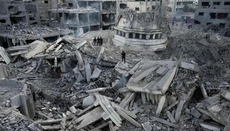 مشاهد الدمار في غزة
