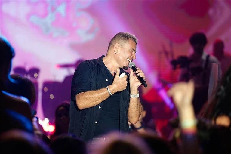 عمرو دياب في حفل دبي