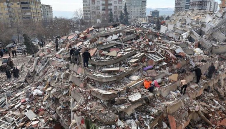 جانب من آثار زلزال تركيا المدمر العام الماضي- أرشيفية