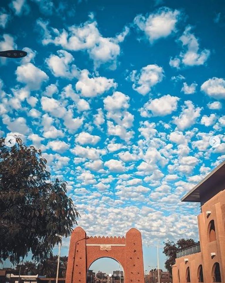 سماء مدينة أدرار الجزائرية