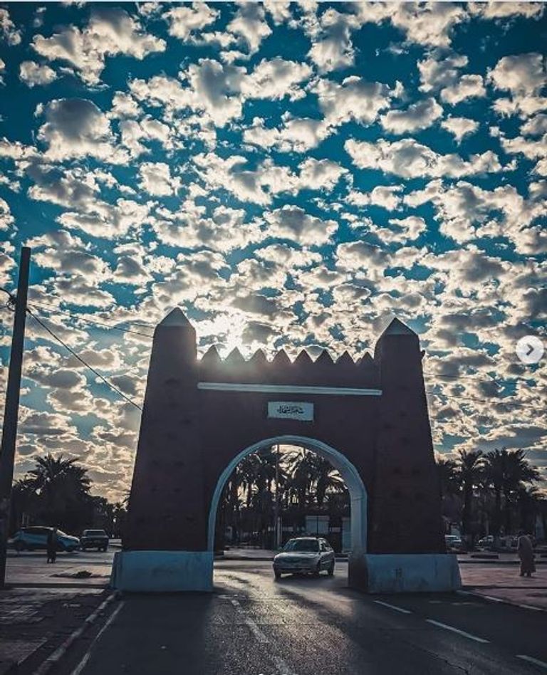 سماء مدينة أدرار الجزائرية