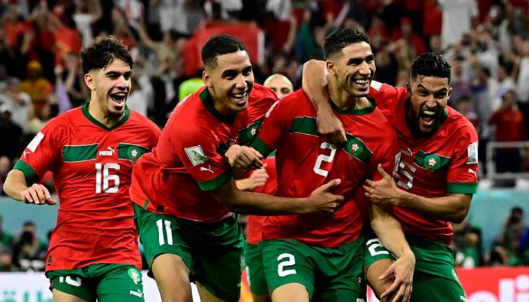 لاعبو المنتخب المغربي