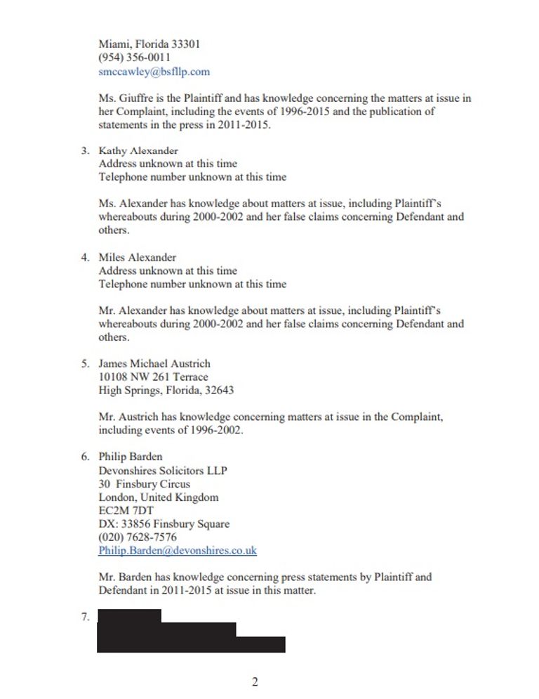 إبستين خلال إحدى جلسات المحاكمة