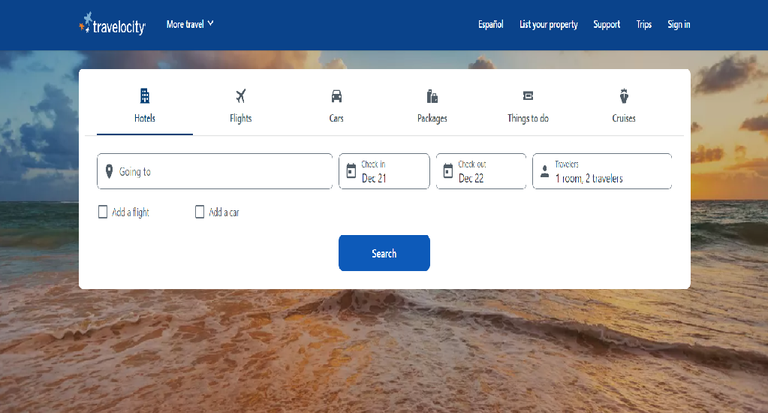موقع "Travelocity" أحد أفضل مواقع حجز طيران رخيص أفضل مواقع حجز طيران رخيص التكلفة