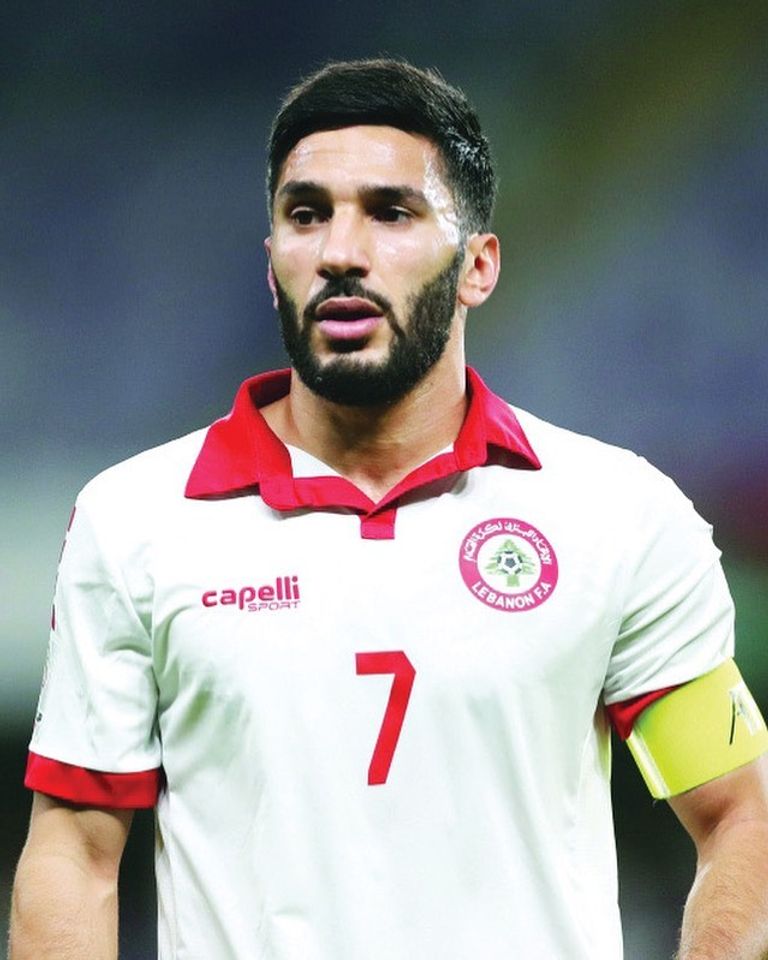 حسن معتوق قائد منتخب لبنان منتخب لبنان