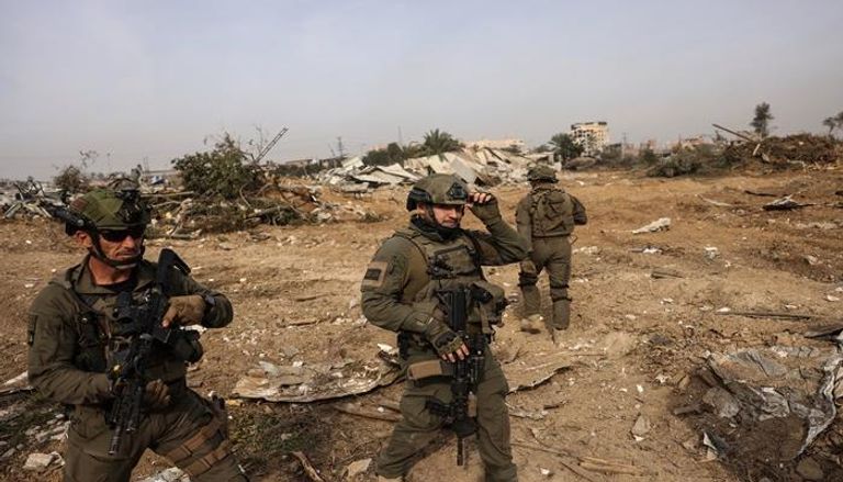 عناصر من الجيش الإسرائيلي في غزة - رويترز