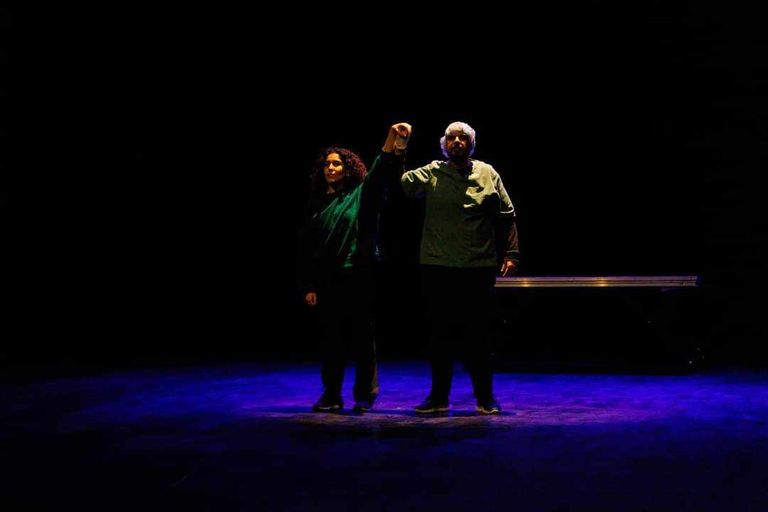 صورة من مهرجان "مسرح الهواية"