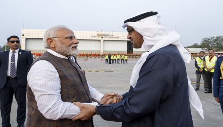 تعاون رفيع المستوى بين الإمارات والهند