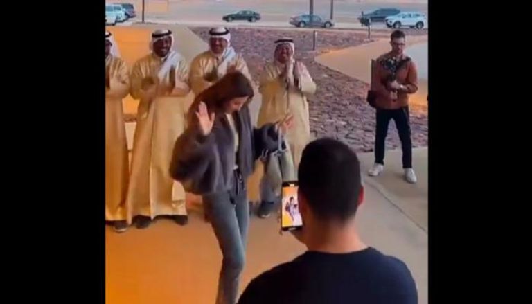 نانسي عجرم في لقطة من الفيديو