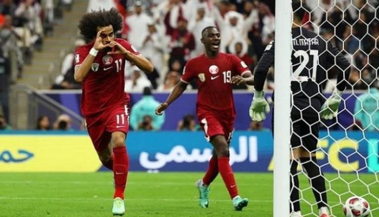 مباراة منتخب قطر ولبنان