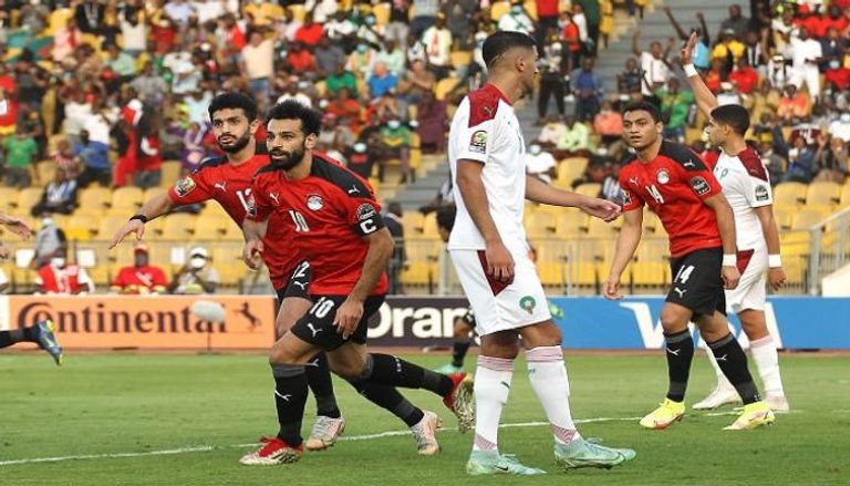 مباراة مصر والمغرب في أمم أفريقيا 2021