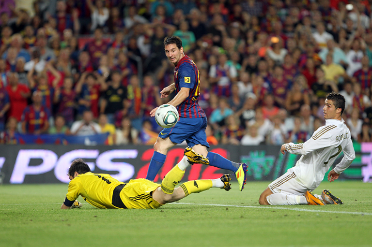 برشلونة وريال مدريد كريستيانو رونالدو في السوبر الإسباني 2012