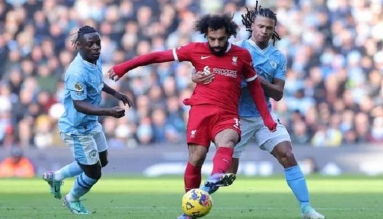 محمد صلاح نجم ليفربول ضد مانشستر سيتي