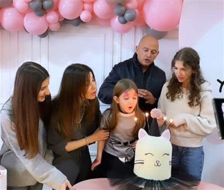 نانسي عجرم تحتفل بعيد ميلاد ابنتها 