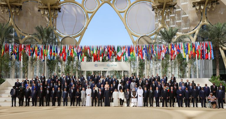 افتتاح القمة العالمية للعمل المناخي بحضور قادة العالم الدكتور سلطان أحمد الجابر وزير الصناعة والتكنولوجيا المتقدمة الإماراتي