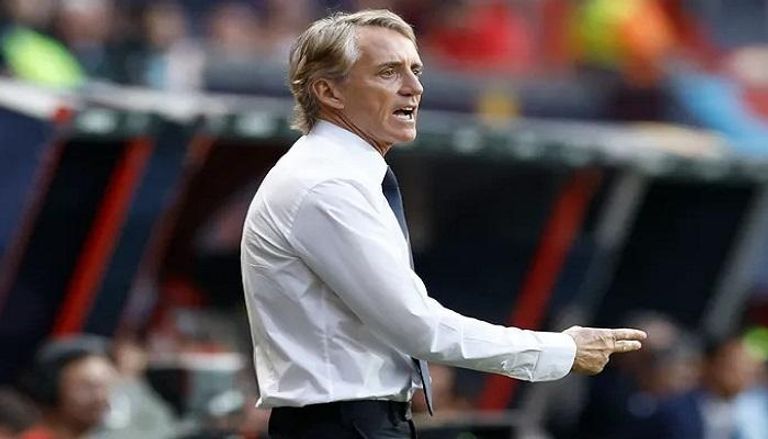 روبرتو مانشيني المنتخب السعودي