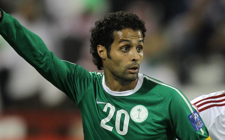 ياسر القحطاني نجم المنتخب السعودي السابق روبرتو مانشيني مدرب المنتخب السعودي