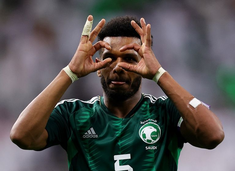 علي البليهي نجم المنتخب السعودي وفريق الهلال كأس آسيا 2023