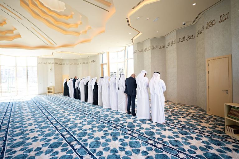 «مسجد الاستدامة» في مدينة مصدر مسجد الاستدامة في مدينة مصدر