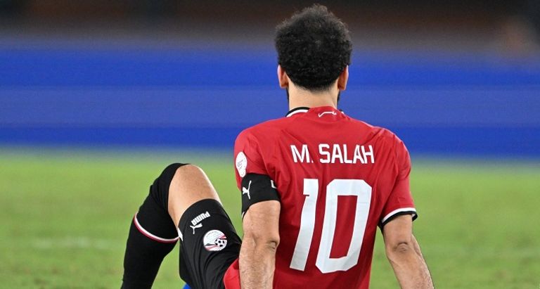إصابة محمد صلاح مباراة مصر وغانا